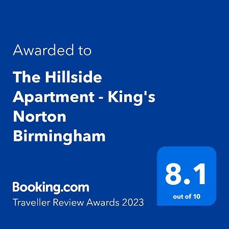 The Hillside Apartment - King'S Norton Birmingham Extérieur photo
